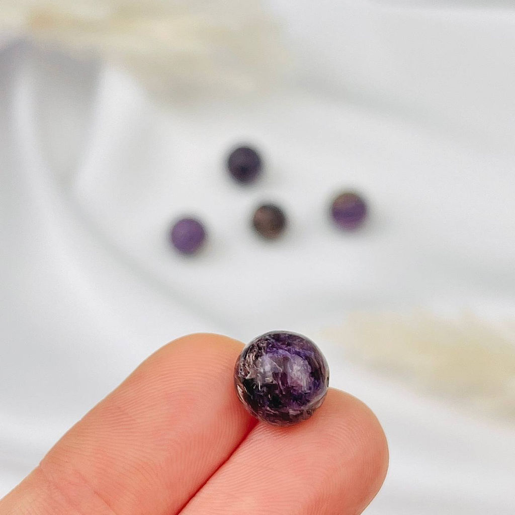 Бусины для украшений из Чароита (5 шт)