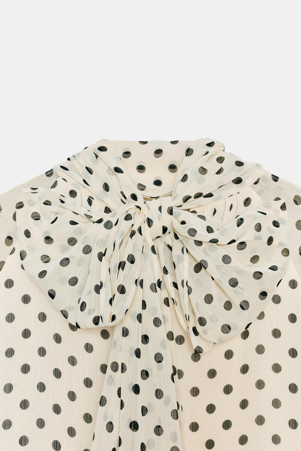 POLKA DOT PRINT BLOUSE - Zara фото 15