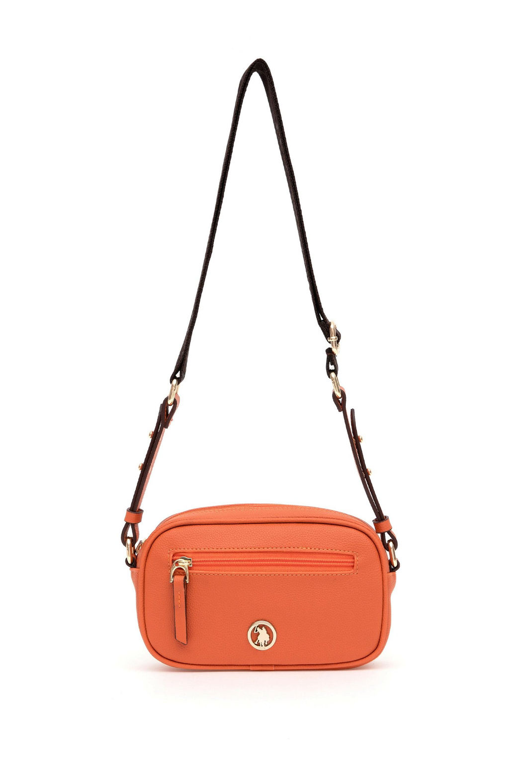 U. S. Polo Assn / Женская оранжевая сумка через плечо - U.s. polo assn фото 4