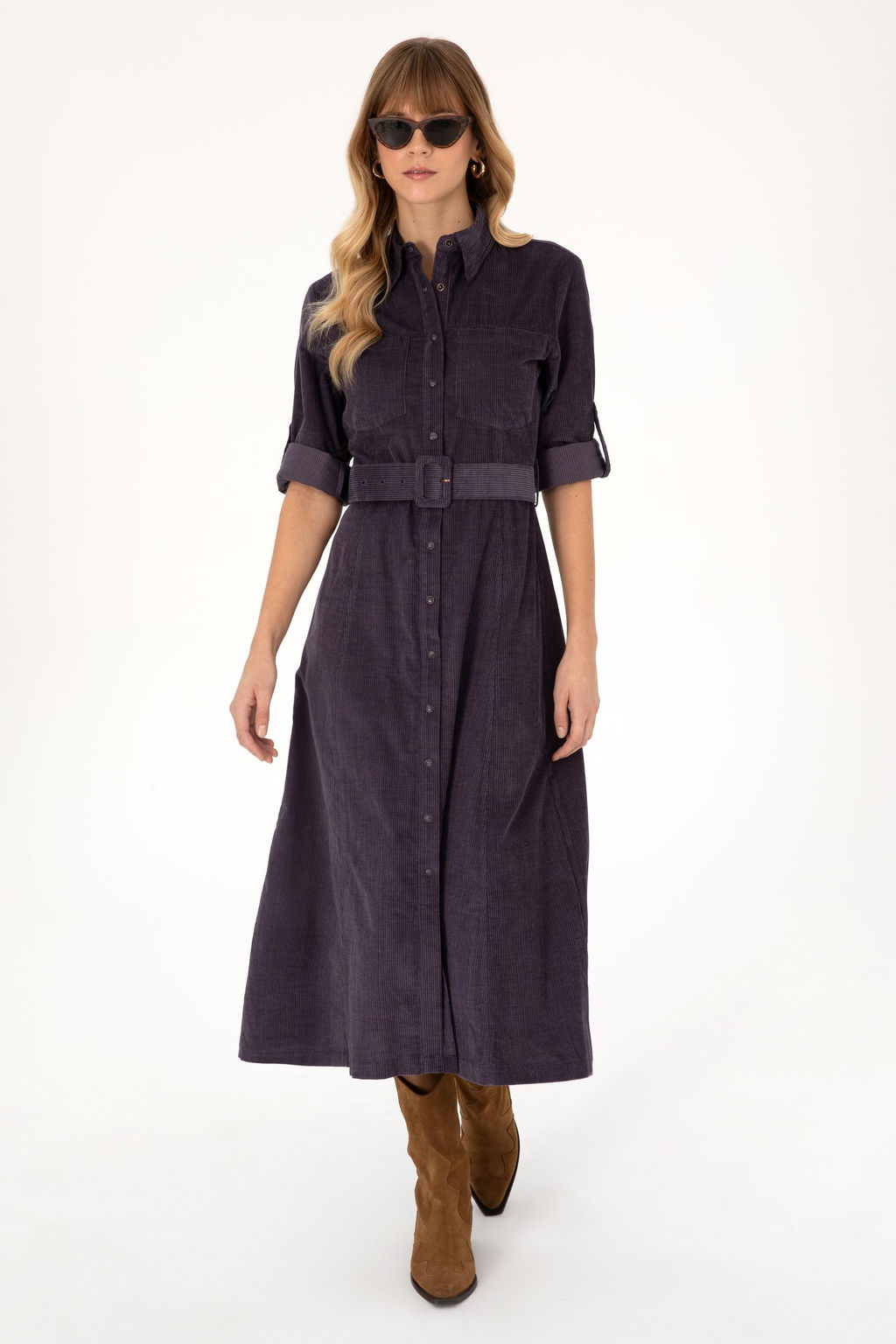 Kad_n M_rd_m Dokuma Elbise - U.s. polo assn фото 7