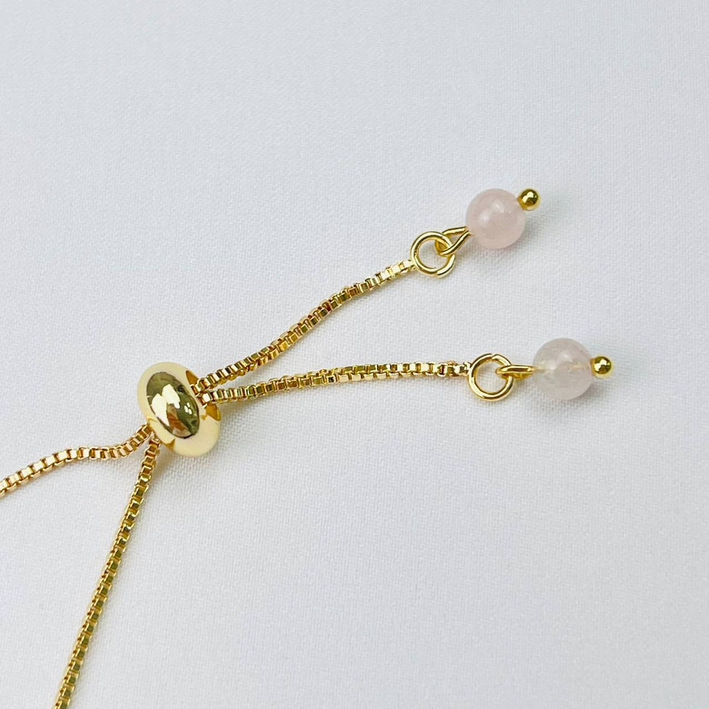 Браслет регулиреумый с Морганитом от 16 см