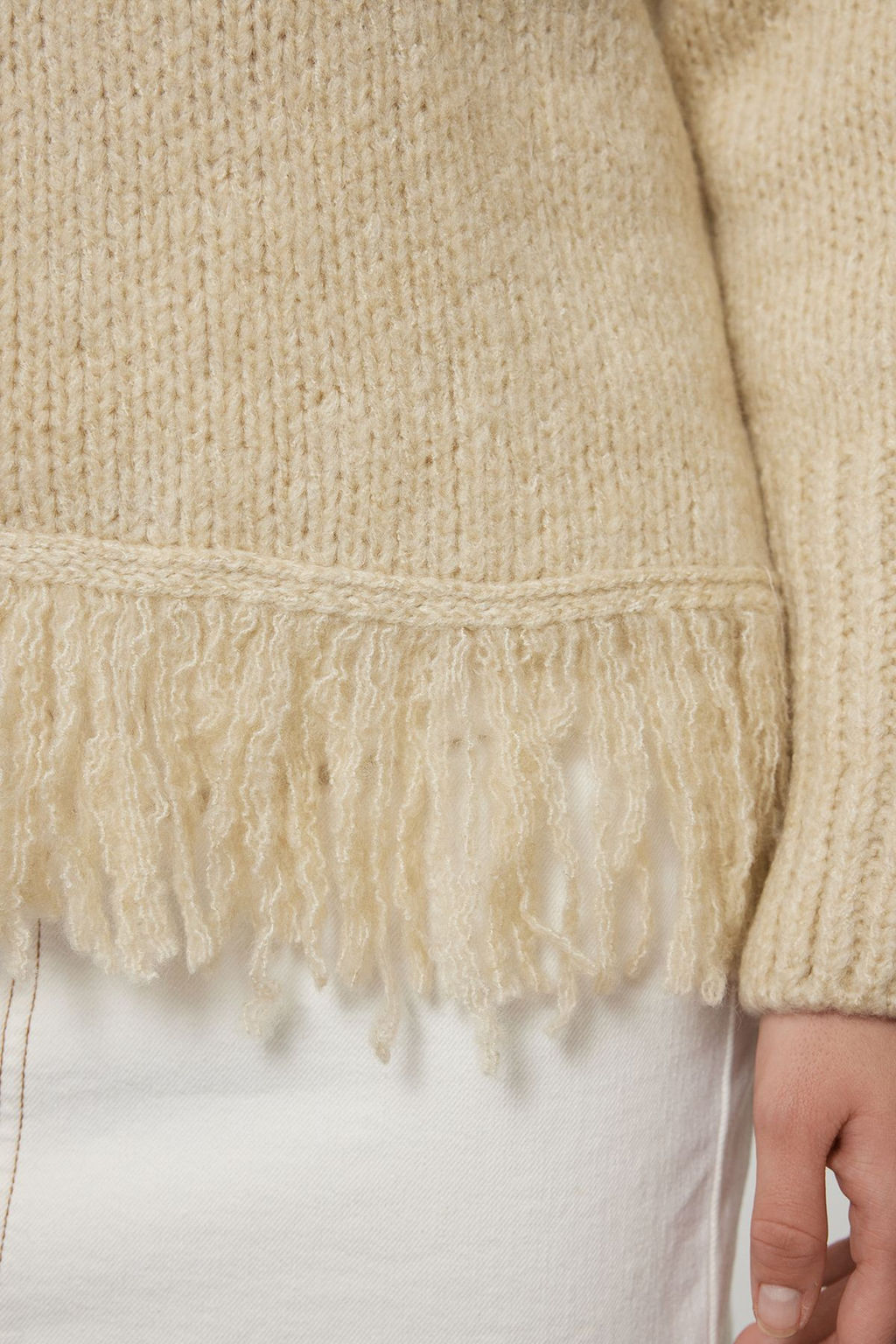 Tas Yumusak Dokulu Puskul Detayl? Triko Kazak TWOAW25KZ00063 - Trendyolmilla фото 4