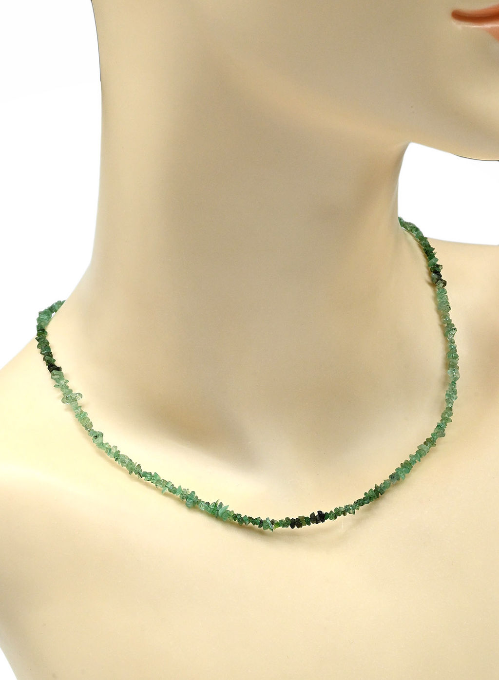 Бусы Изумруд природный, 43см, 4,9г Радуга камня