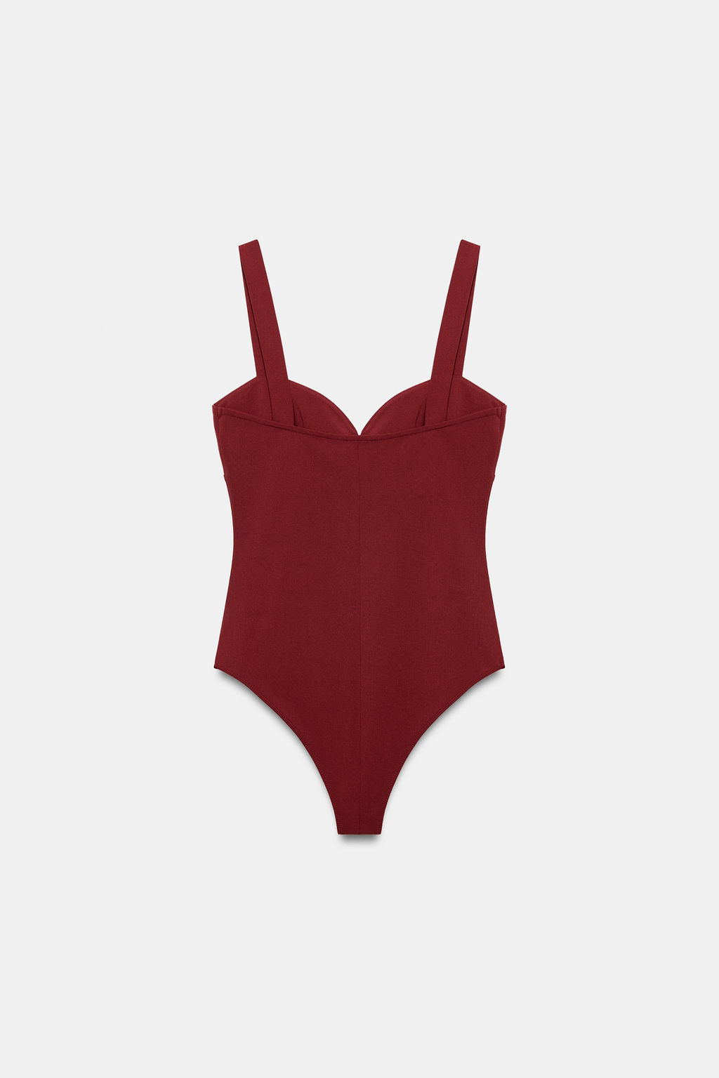 BODY TIRANTES ESCOTE CORAZ?N / Burgundy