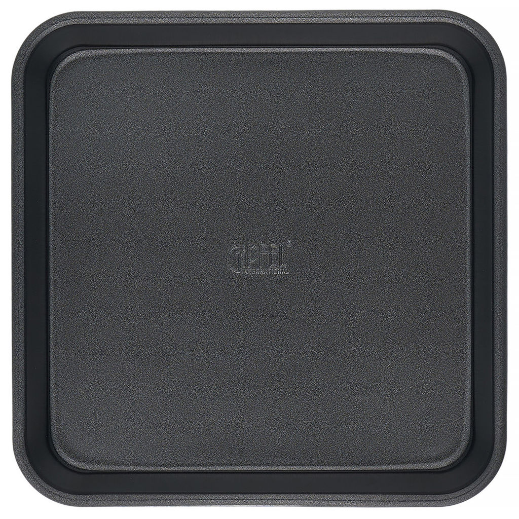 52714 GIPFEL Форма для выпечки MAXIMUS BLACK квадратная 24x24x4,5 см с двуслойным антипригарным покрытием Whitford Quantanium. Толщина: 0,9мм. Материал: углеродистая сталь. Цвет: чёрный. - Werner фото 4
