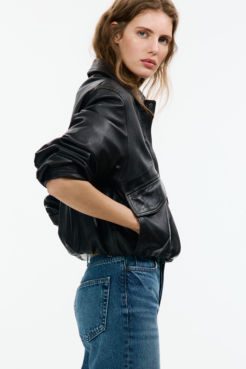 Straight High Waist Ankle Jeans - H&m фото 12