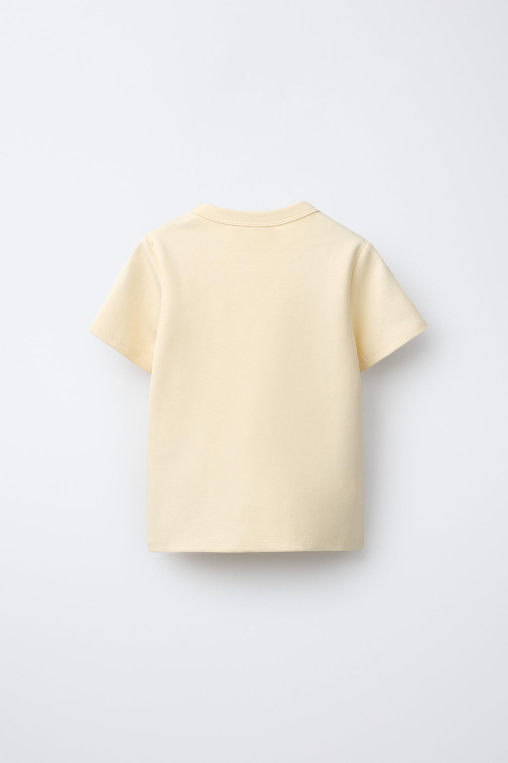 CAMISETA LISA INTERLOCK / Amarillo - Zara фото 2