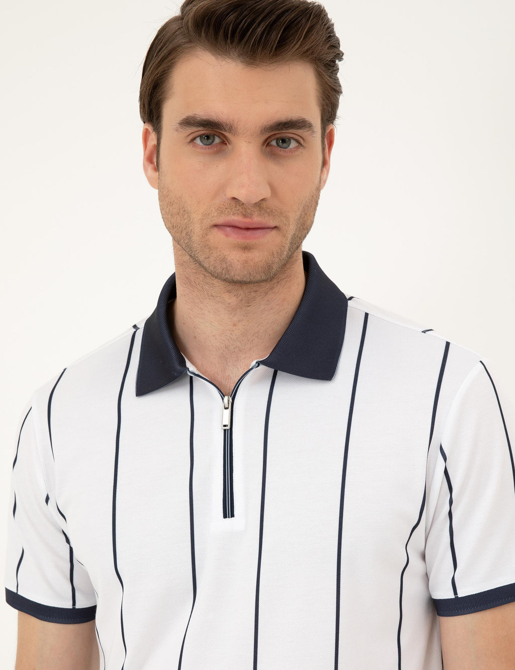 Lacivert Slim Fit Ti__rt