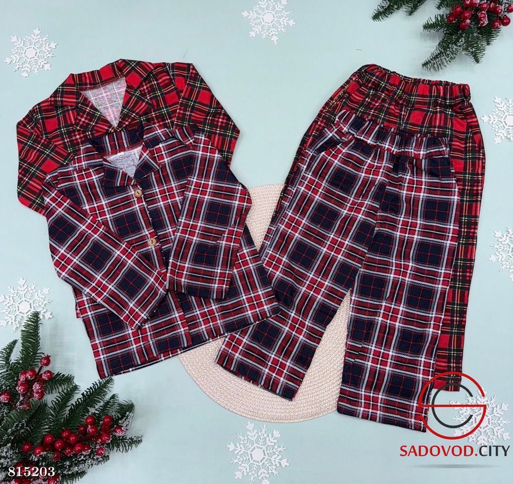 Пижамы для детей новогодние