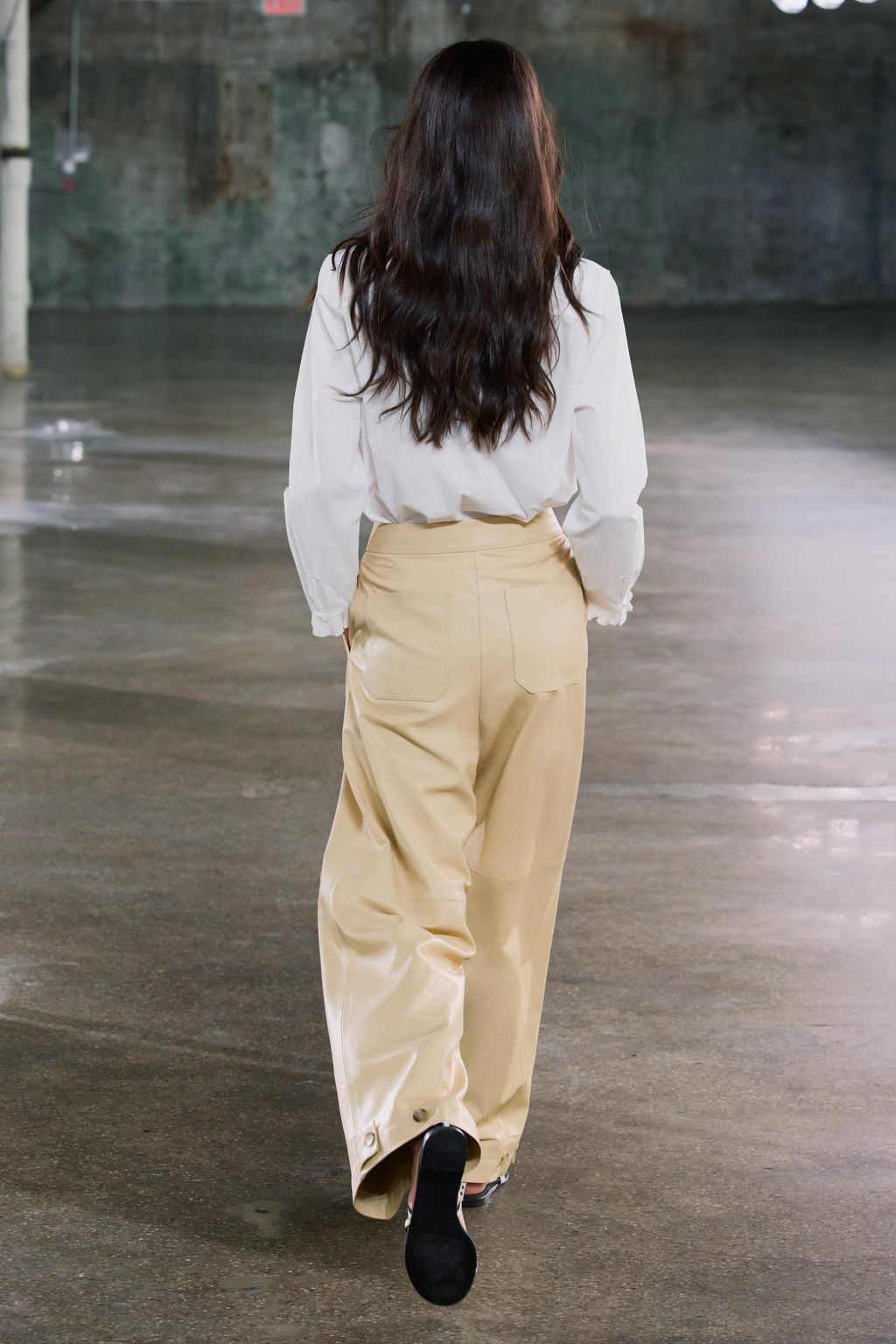 100% LEATHER BALLOON TROUSERS ZW COLLECTION