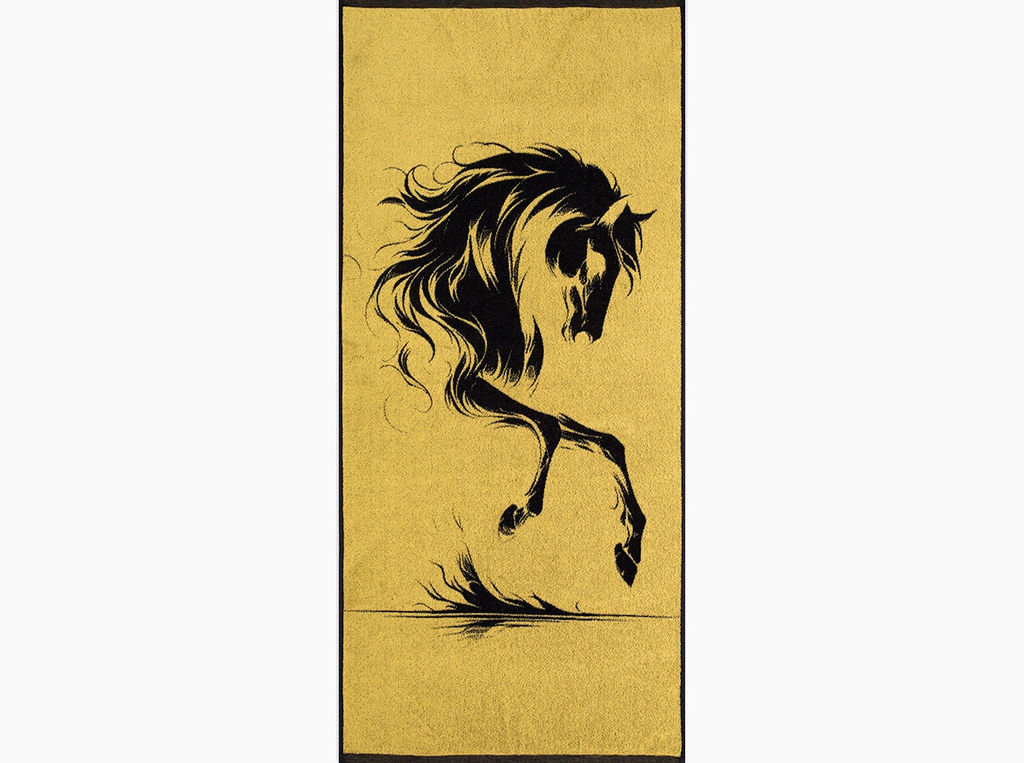 Полотенце махровое 6с102.411ж1 Жокер(т.желтый) 67х150см