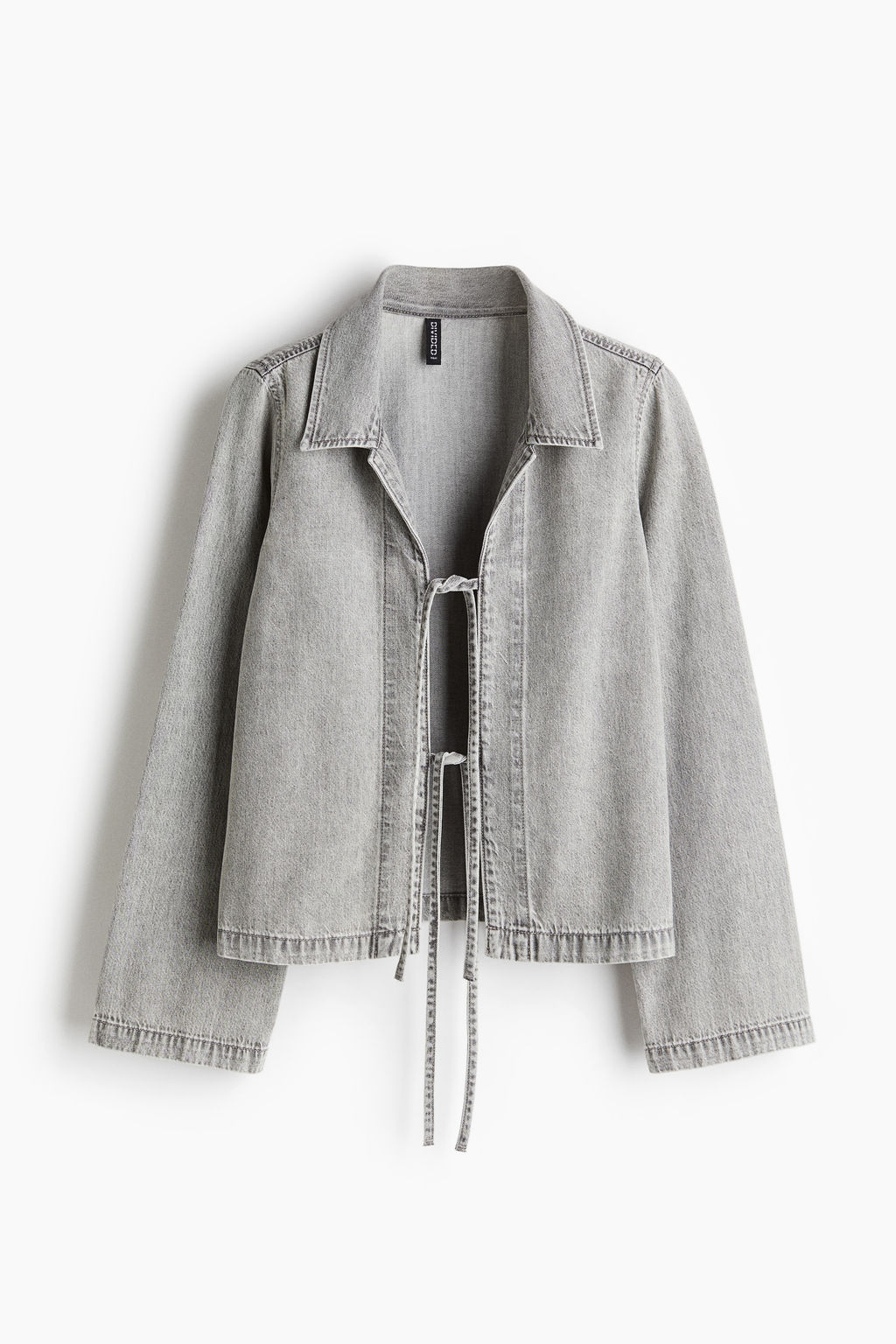 Chaqueta denim con lazadas - H&m фото 3