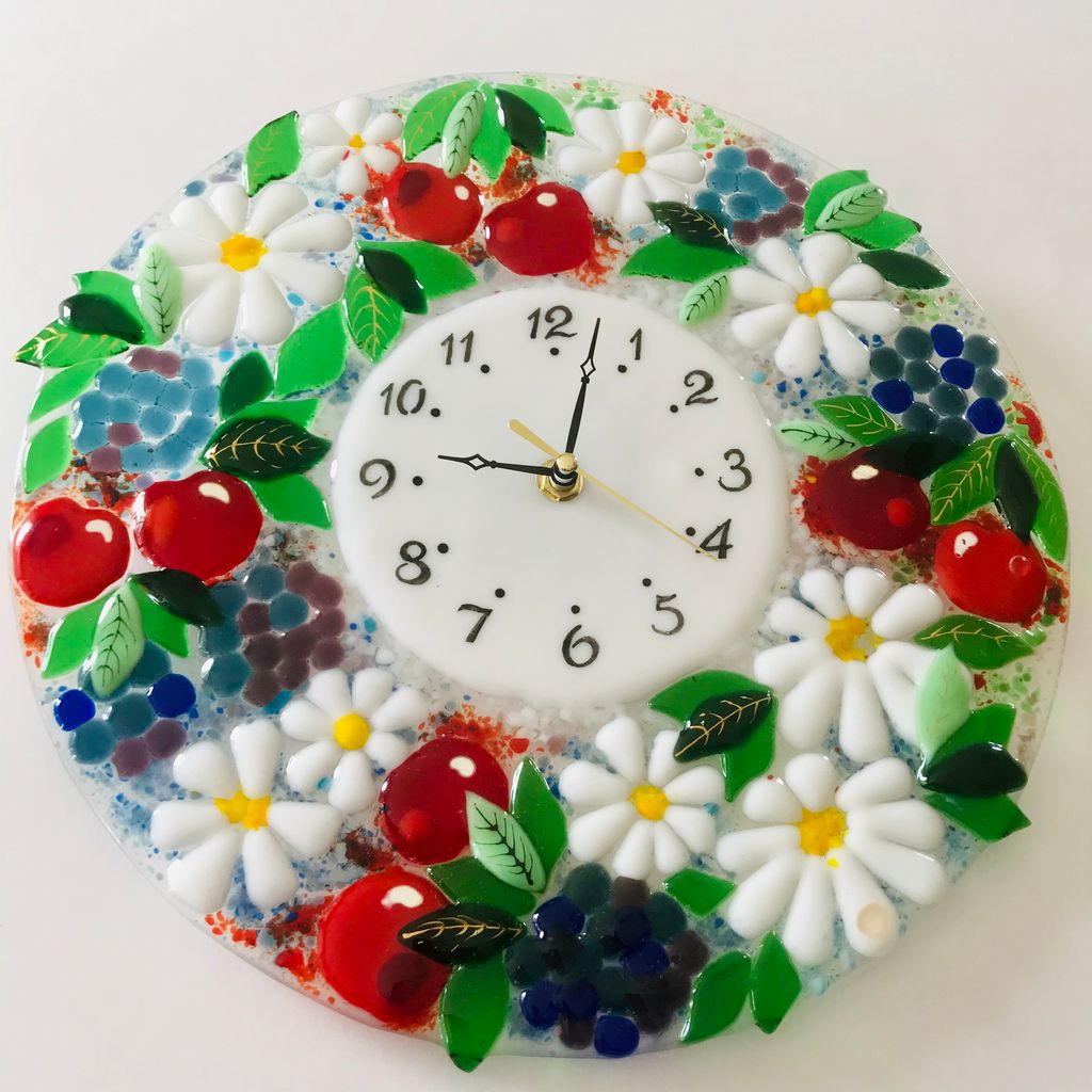 Настенные часы Дары лета - Стрекоза фото 3