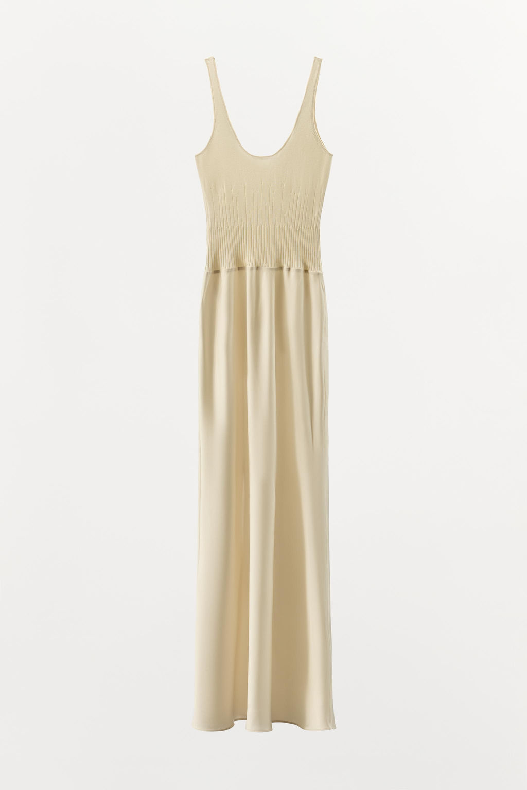 VESTIDO COMBINADO PUNTO / Crudo - Zara фото 5