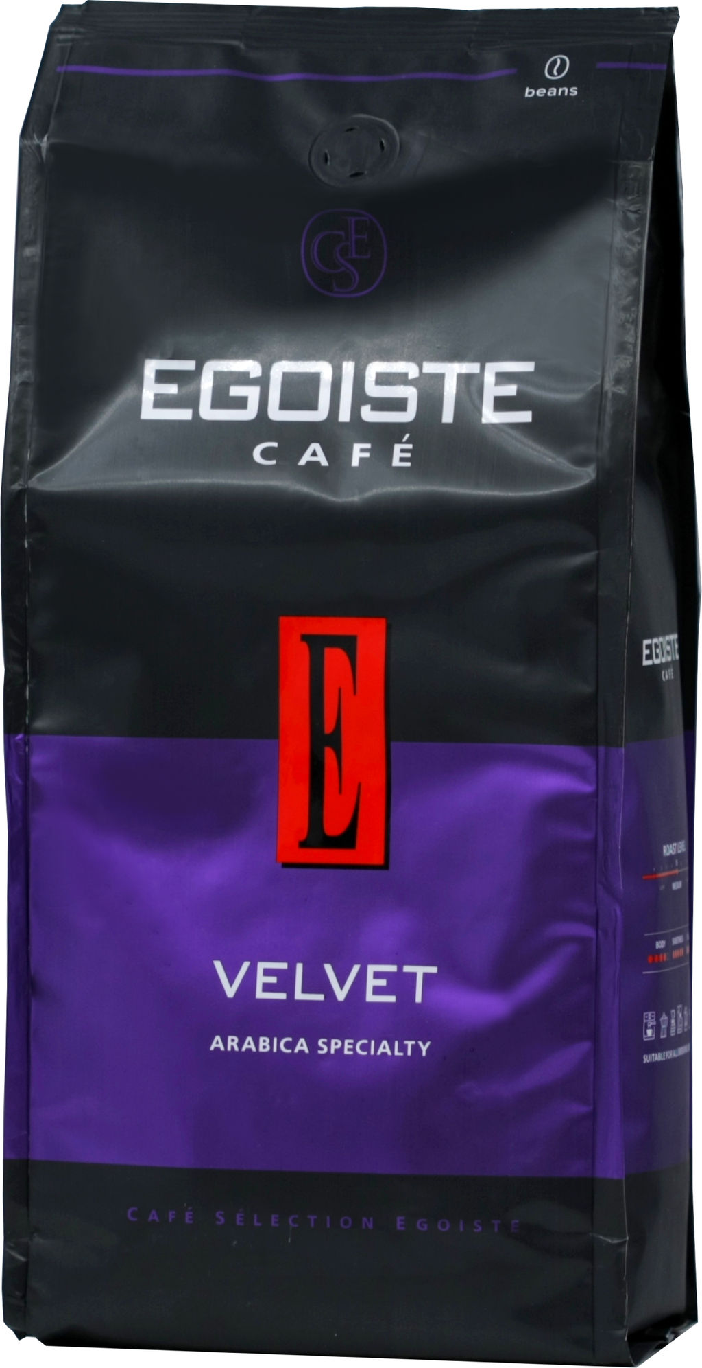EGOISTE. Velvet (зерновой) 800 гр. мягкая упаковка