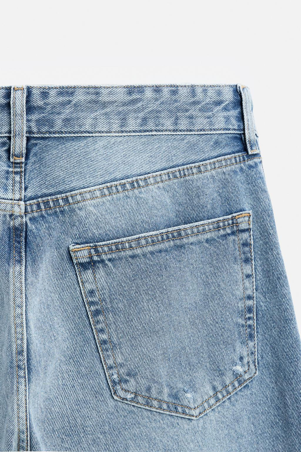 RIPPED FLARE FIT JEANS - Zara фото 9