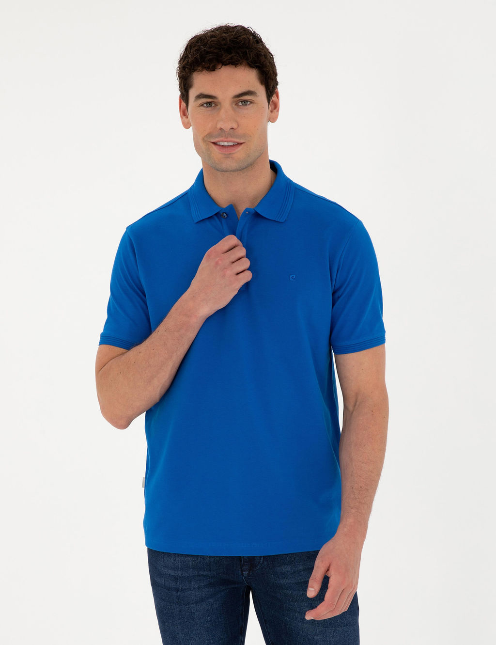 Saks Slim Fit Basic Ti__rt - Pierre cardin фото 8
