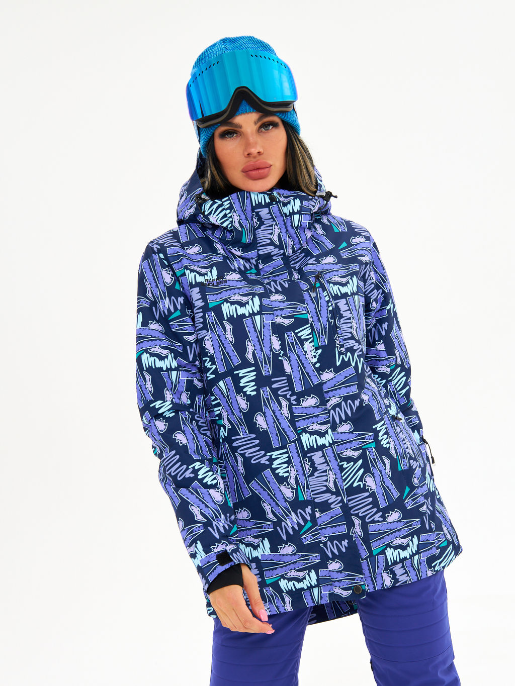 Женская горнолыжная сноубордическая куртка Alpha Endless Ultra Chaleur SNB 423/316_5 Разноцветный  фото 7