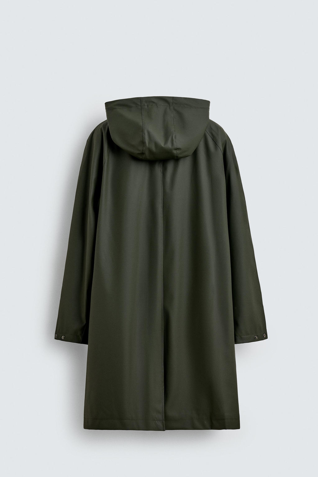 RUBBERISED HOODIE PARKA