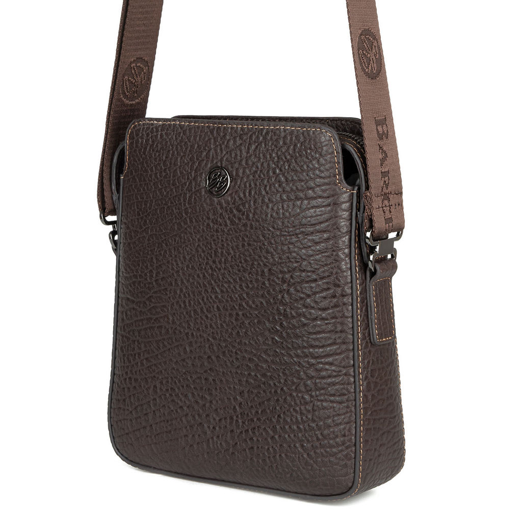 Мужская кожаная сумка - Barcelo biagi фото 2