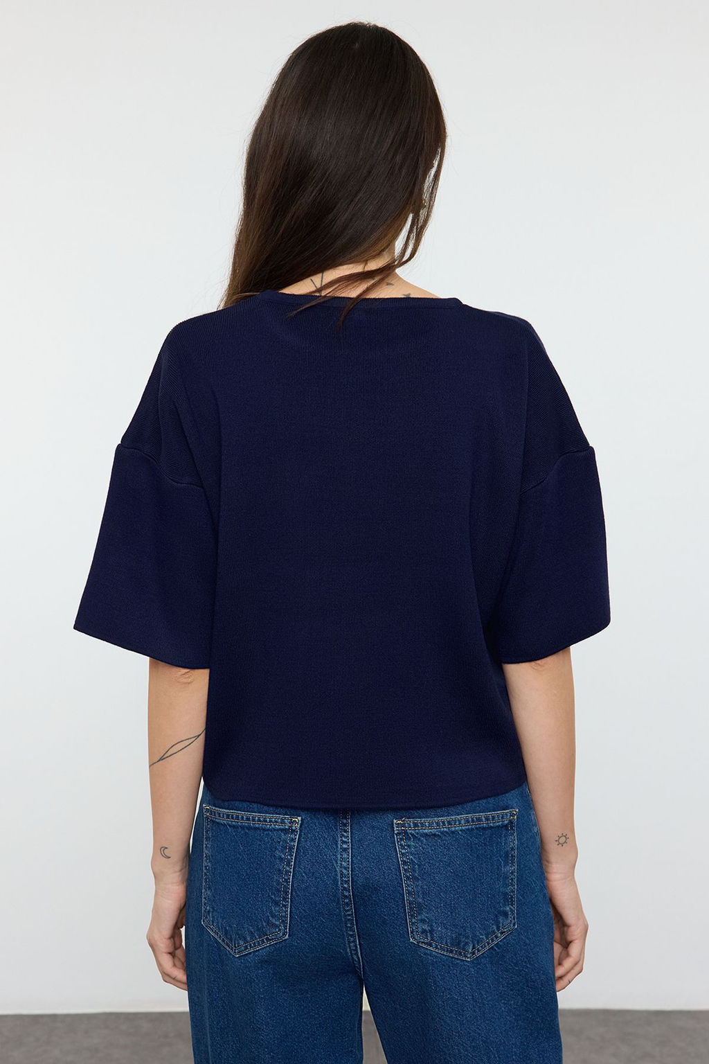 Bej Cep Detayl? Triko Kazak TWOAW25KZ00064 - Trendyolmilla фото 14