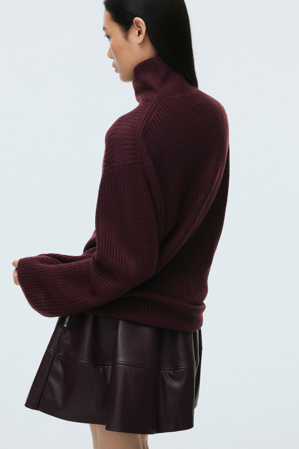 Jersey de punto grueso con media cremallera - H&m фото 7