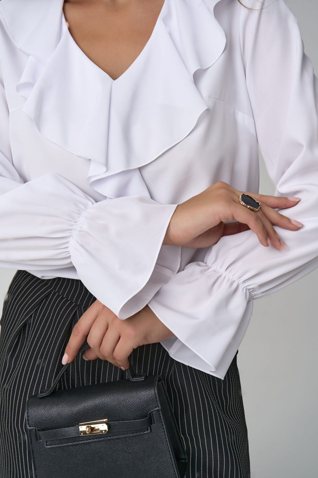 Блузка Мишель (белый) - Эльза фото 3