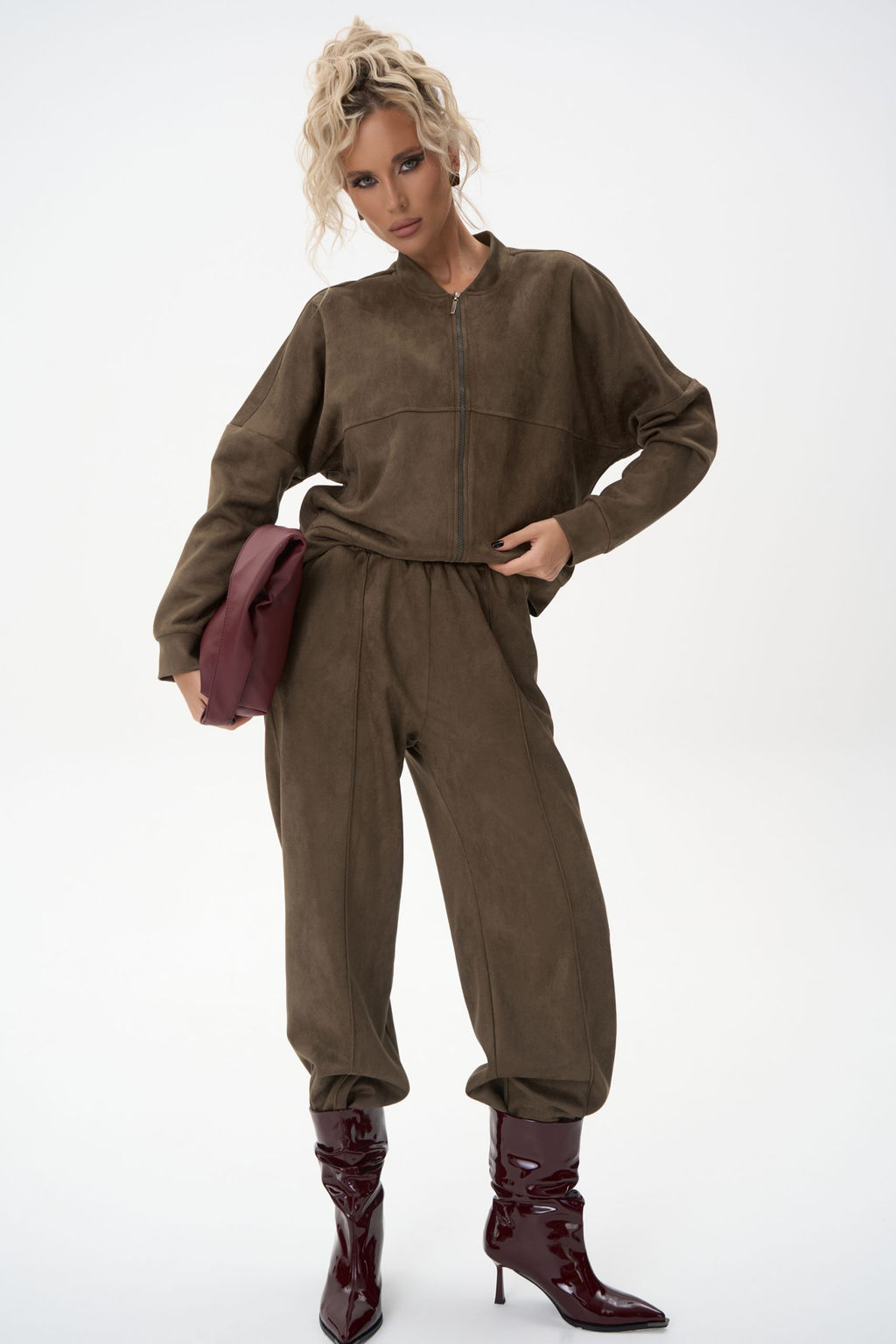 Бомбер Майли (оливковый) - Эльза фото 5