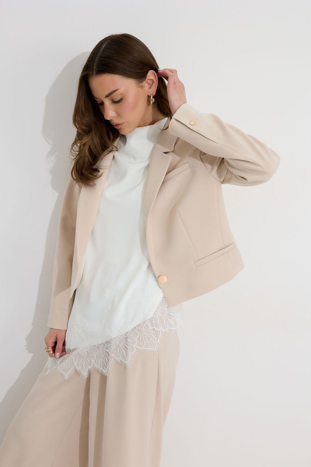 Костюм 4302 (бежевый) - Lyushe фото 10