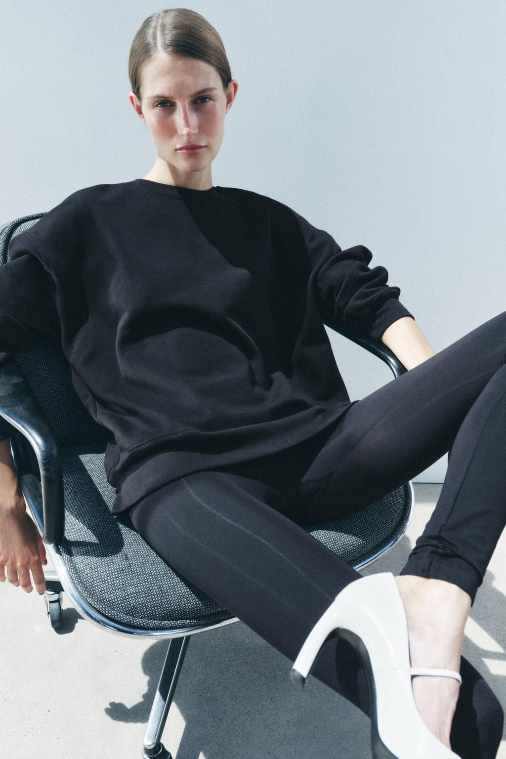 SOFT HEAVY COTTON SWEATSHIRT - Zara фото 2