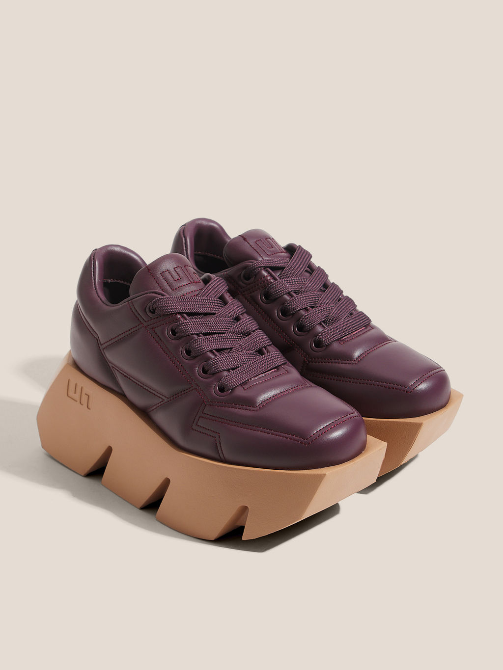 Женские полуботинки UNITED NUDE Bull Puffy Sneaker Артикул 4636558, темно-бордовый