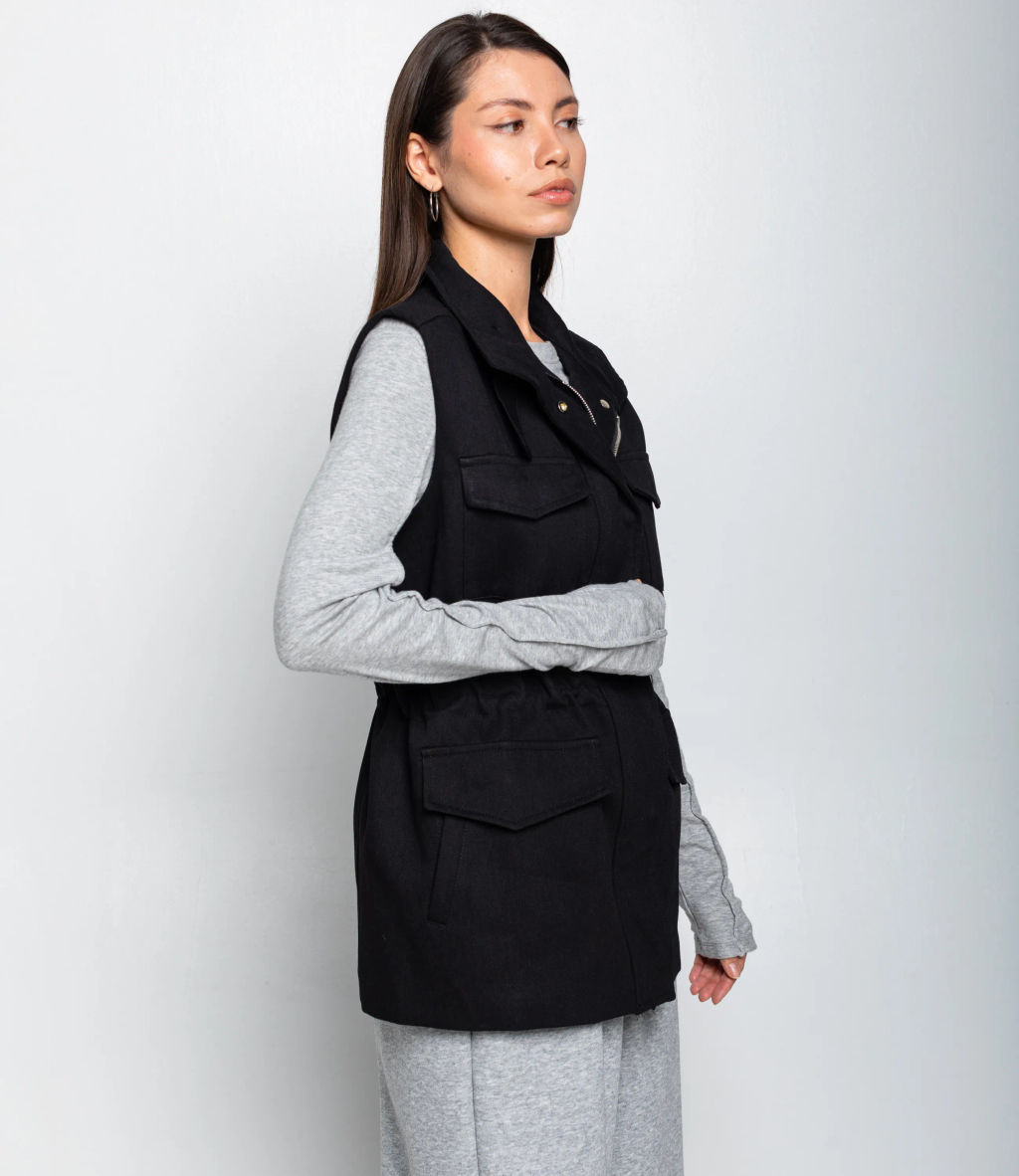 Жилет #КТ9022 (2), чёрный