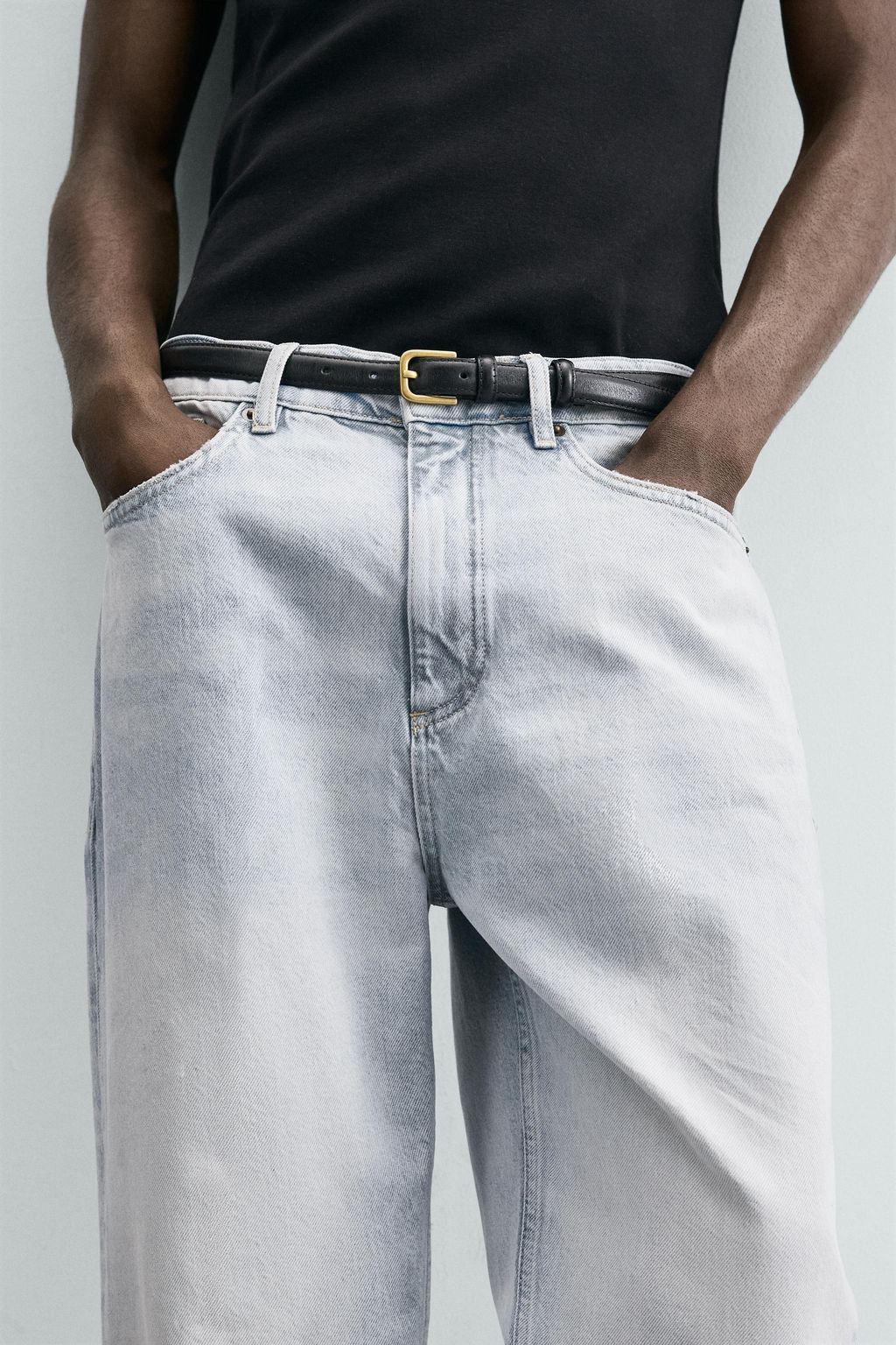 JEANS STRAIGHT ANKLE FIT / Azul cielo - Zara фото 6