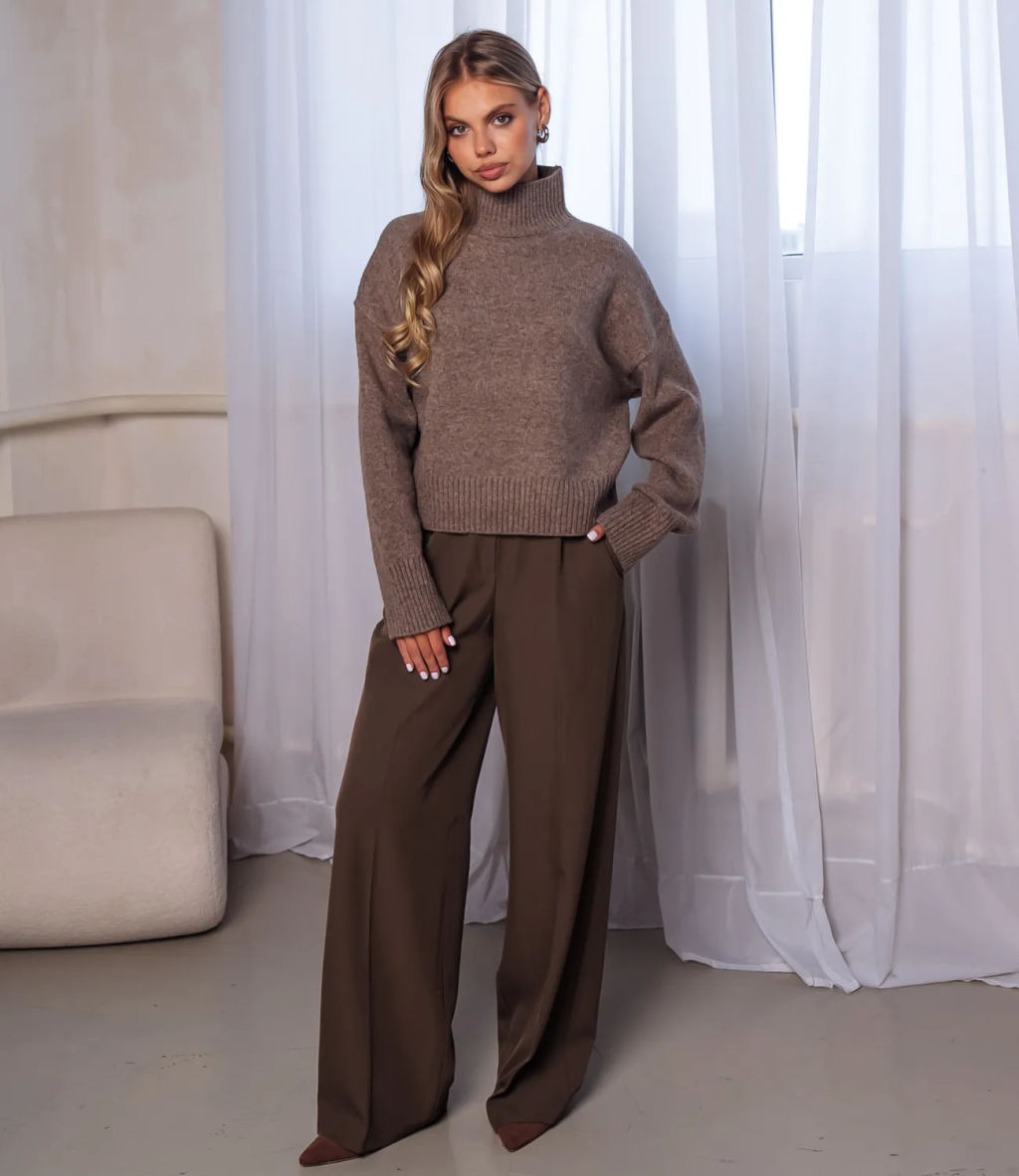 Свитер #ОКТ125001, капучино