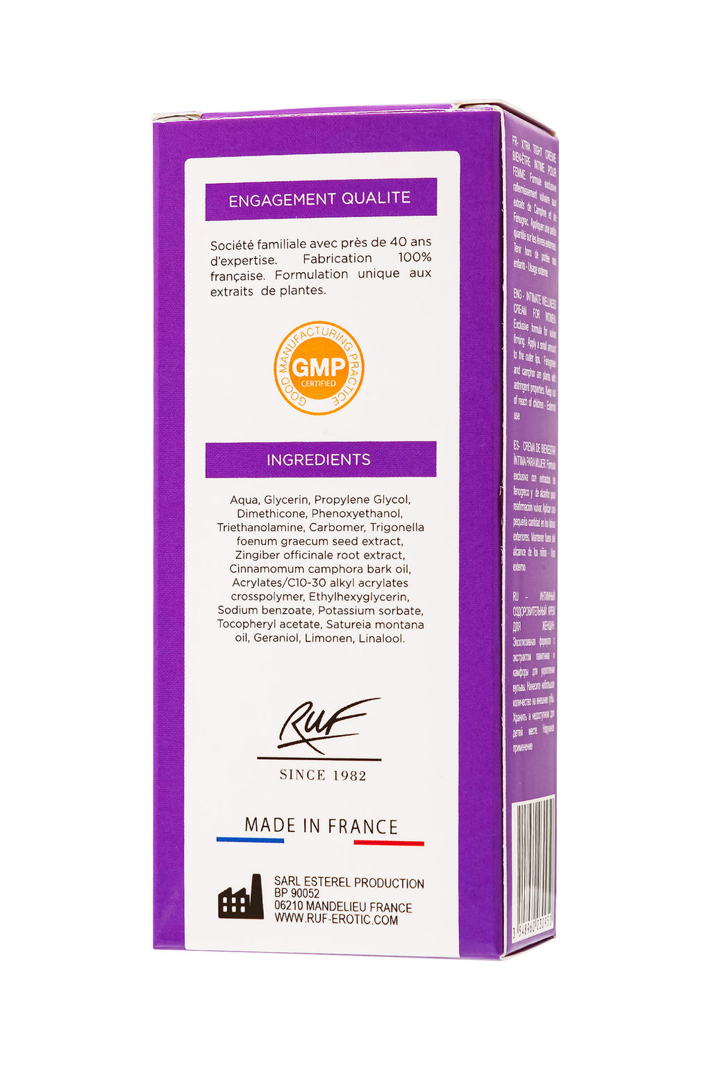 Укрепляющий крем для женщин RUF XTRA TIGHT, 30 мл.