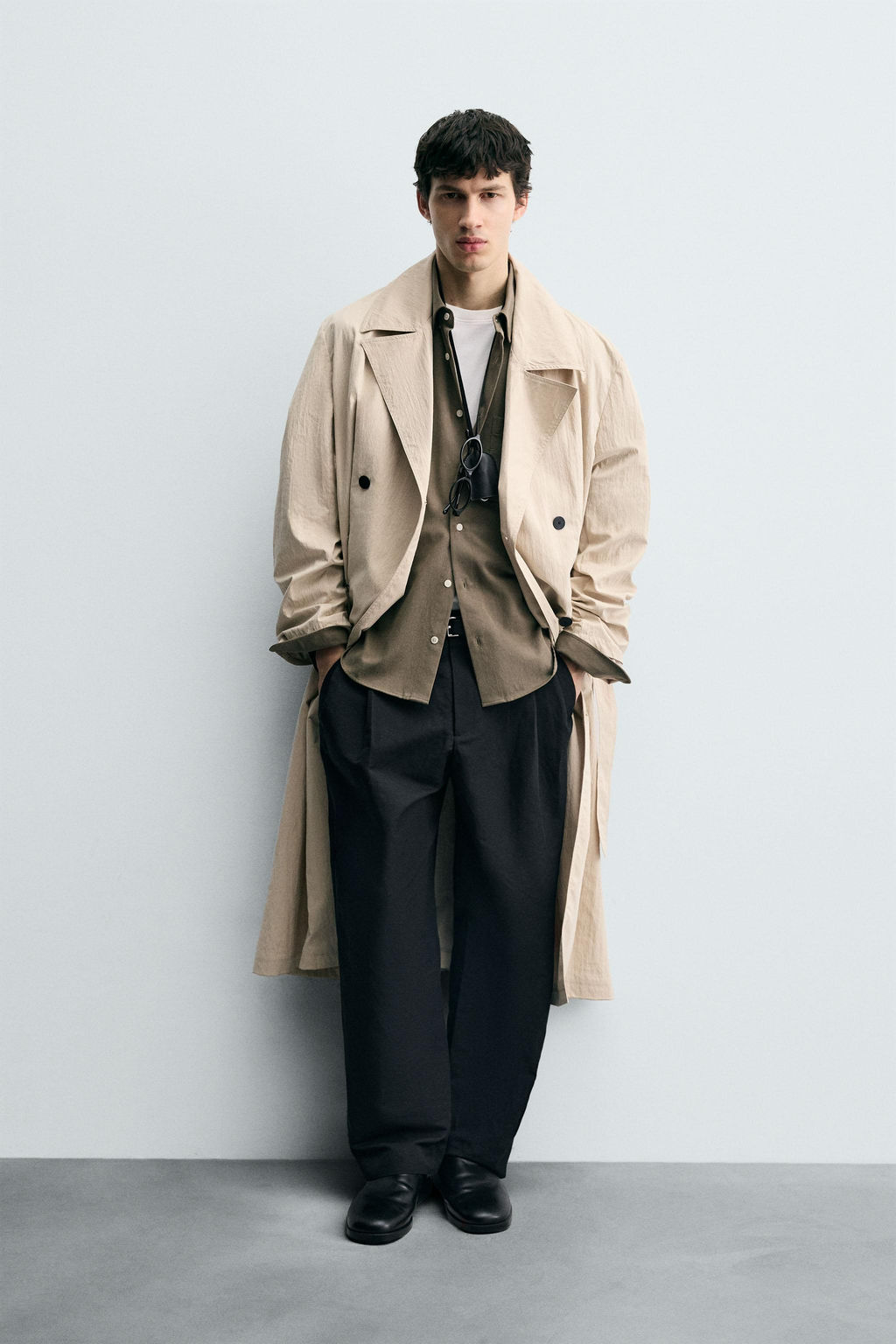 OVERSIZE FIT TRENCH COAT