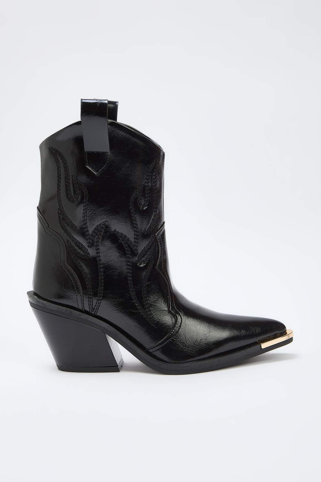 Siyah Metal Aksesuar Detayl? Kad?n Premium Kovboy Bot TAKAW26BO00090 - Trendyolmilla фото 4