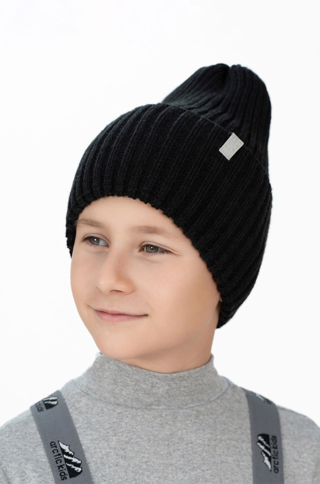 Шапка вязаная  грифель Ш-120 (56-58)