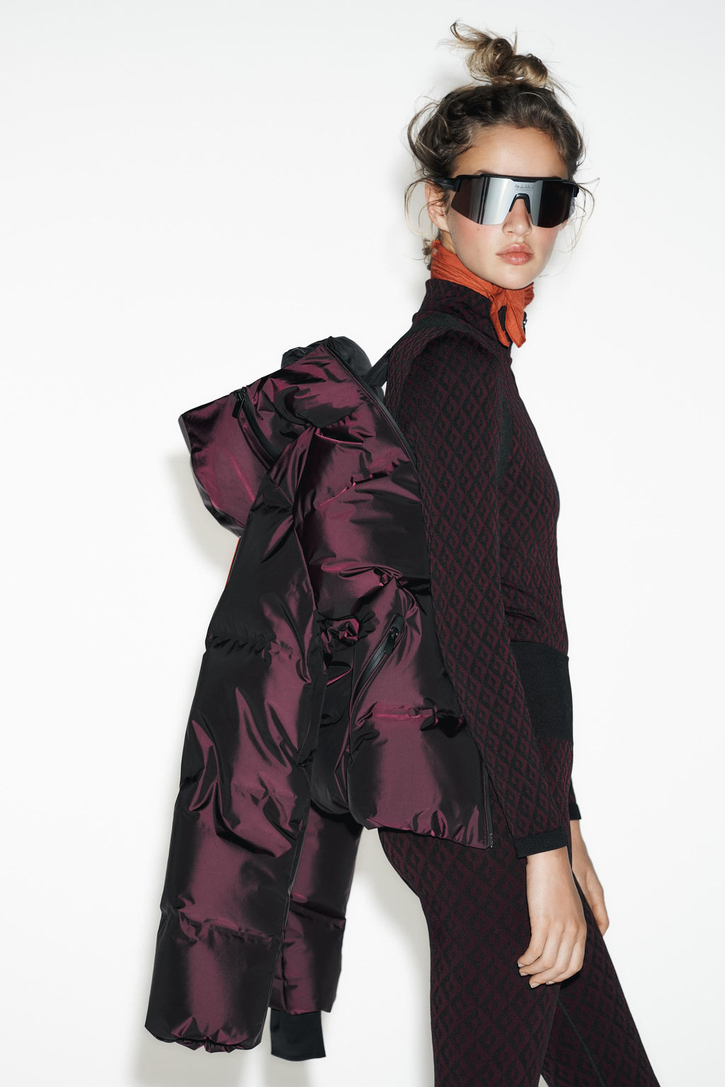 JACQUARD SEAMLESS SKI COLLECTION BODYSUIT - Zara фото 7