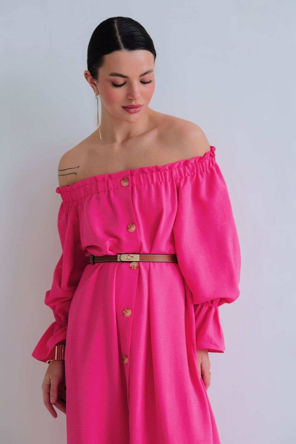 Martichelli Платье розовое  фото 4