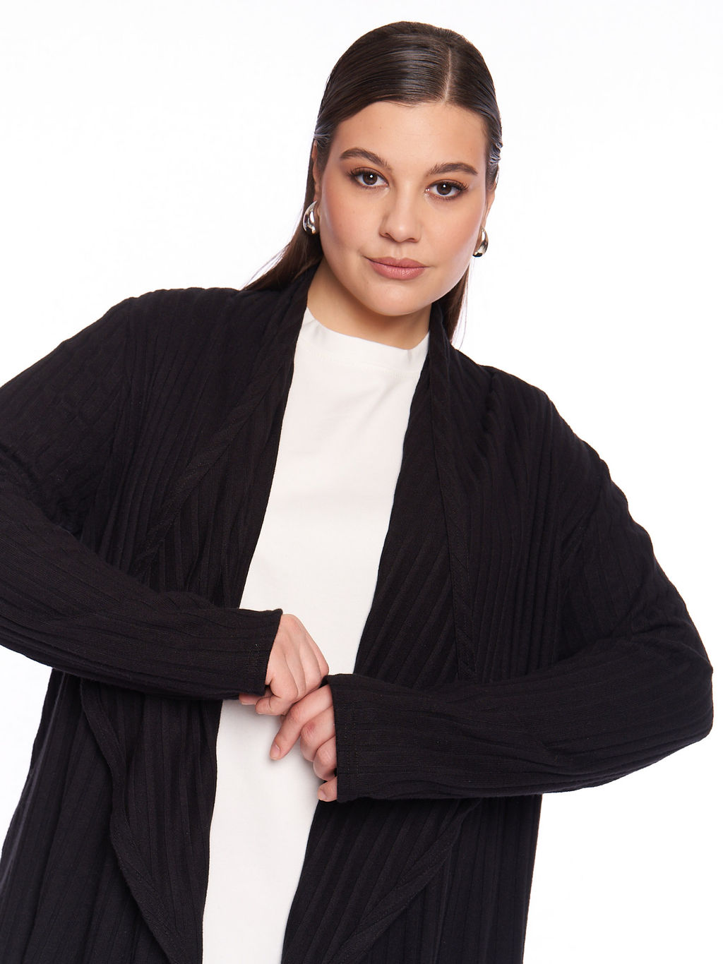 Кардиган лапша KA31908BLK01