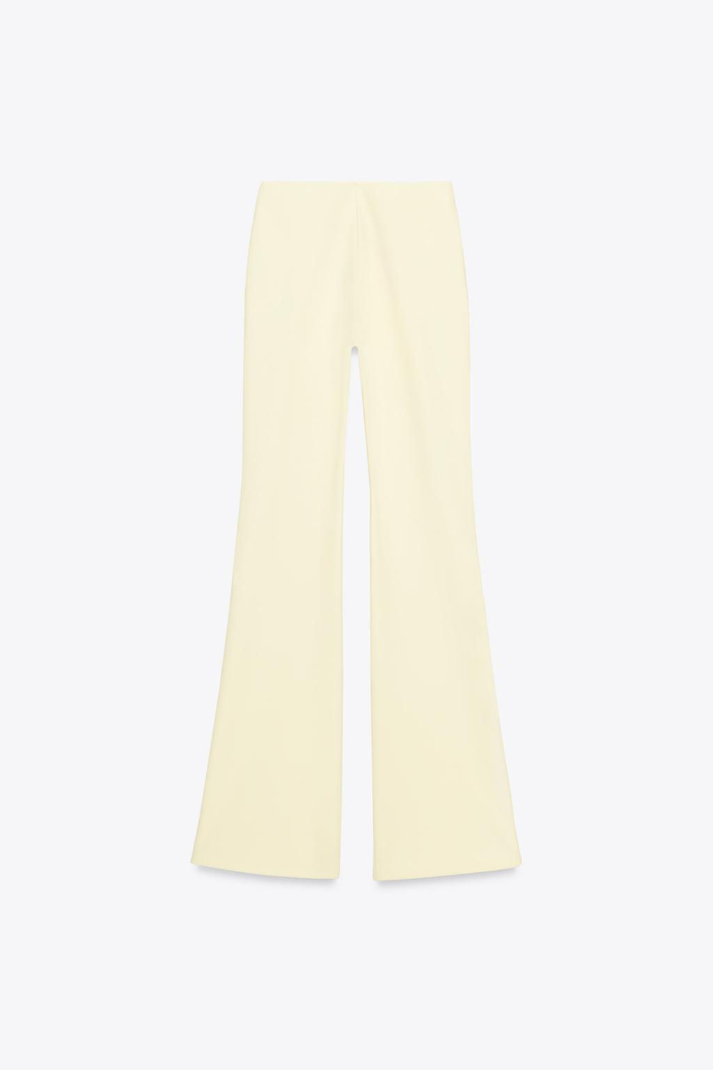 CREPE FLARE TROUSERS - Zara фото 22