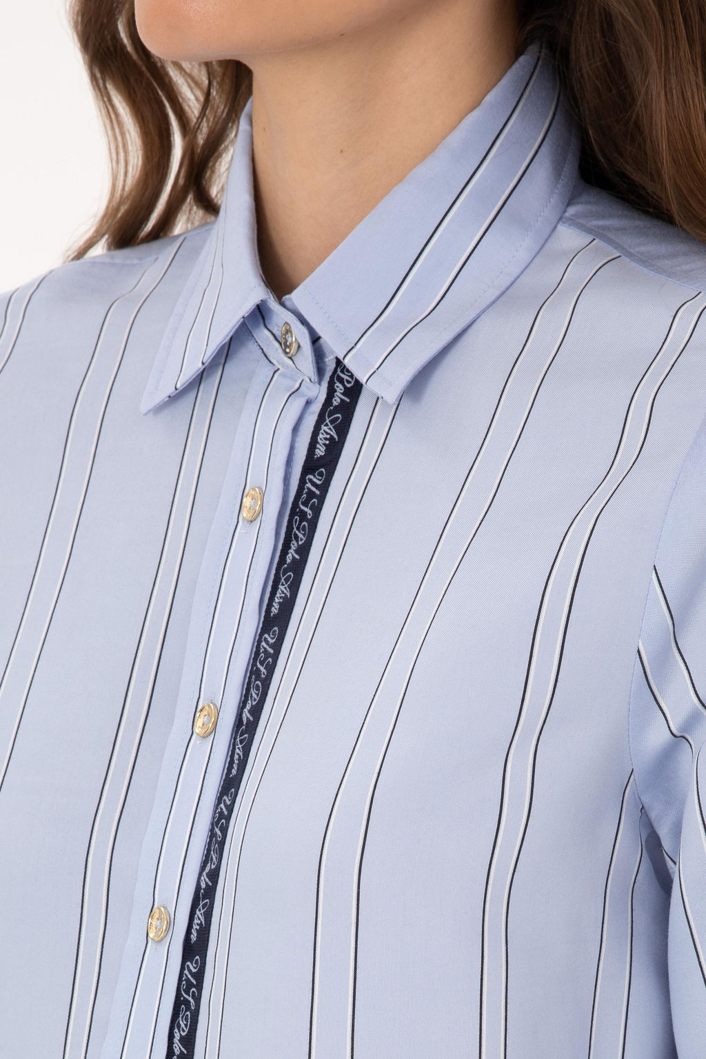 Kad_n A__k Mavi Uzun Kollu G_mlek - U.s. polo assn фото 7