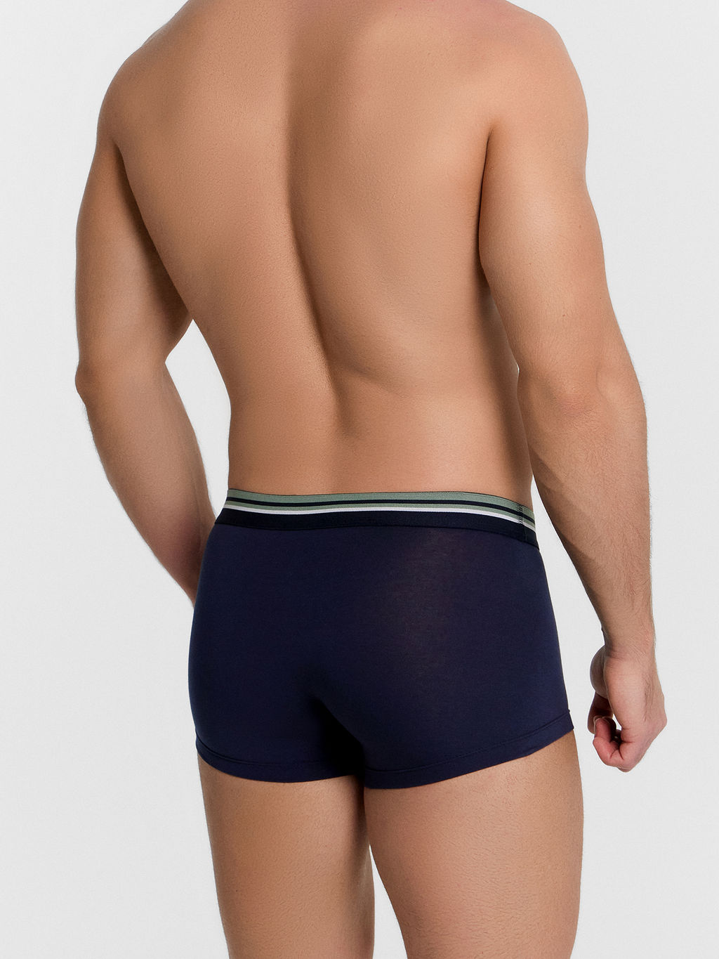Трусы мужские боксеры мультипак (2 шт.) в синих оттенках глубокий синий +темный сланец3 411215-2 - Mark formelle фото 4