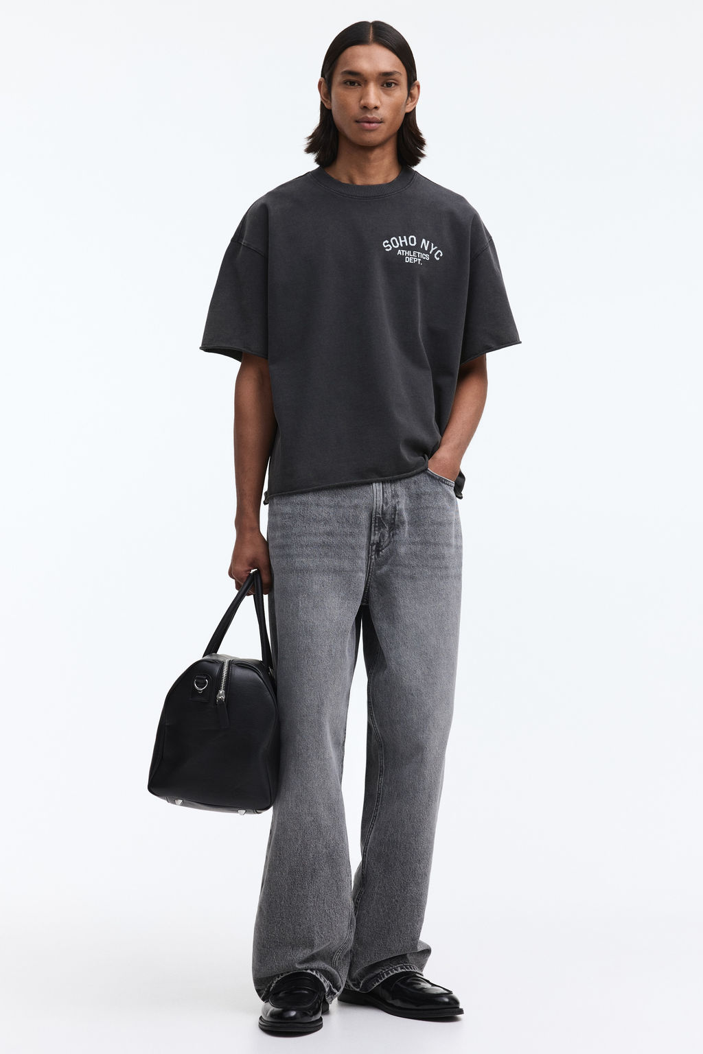 Camiseta boxy Oversized Fit - H&m фото 7