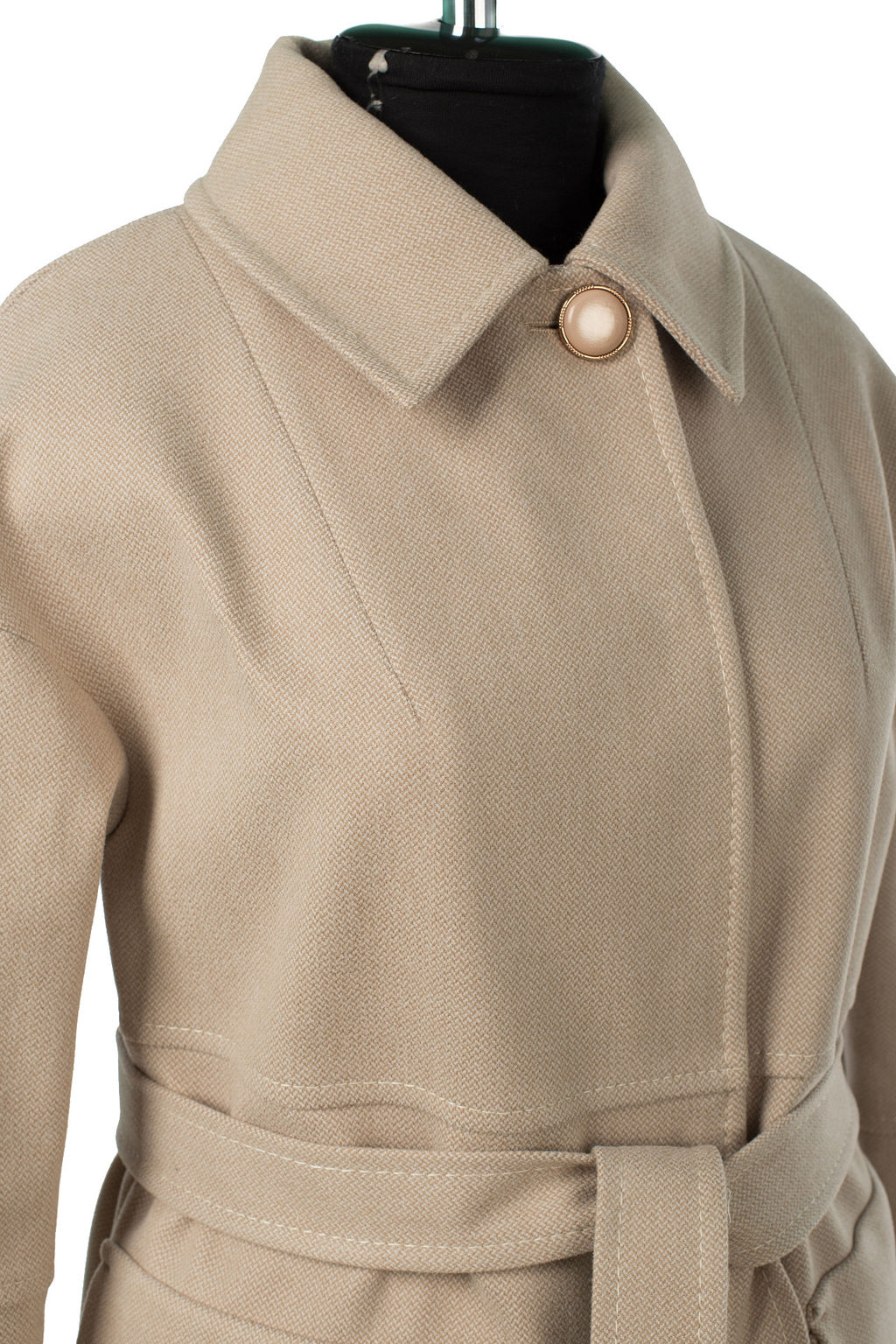 Пальто женское демисезонное (пояс) - El podio фото 12