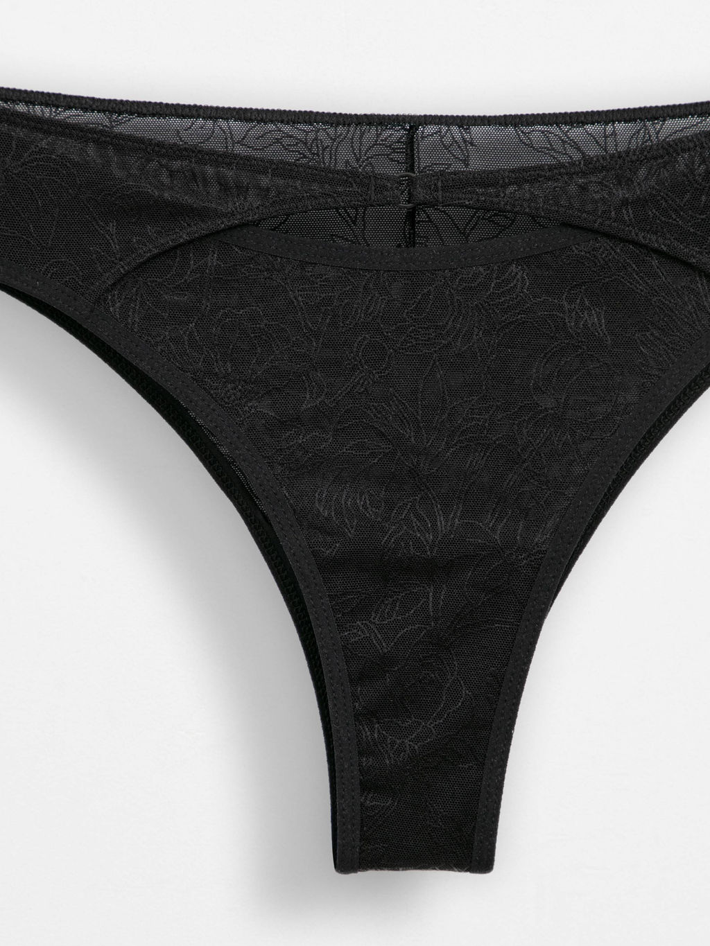 CONTE FLORAL TATTOO LBR 2874 Трусы женские black - Conte elegant фото 4