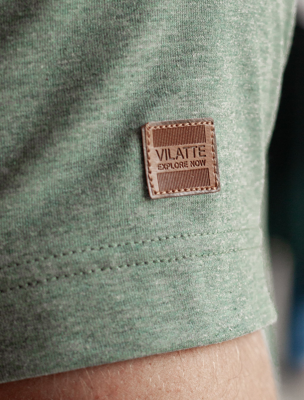 Футболка из премиального хлопка с авторским принтом - Vilatte фото 6