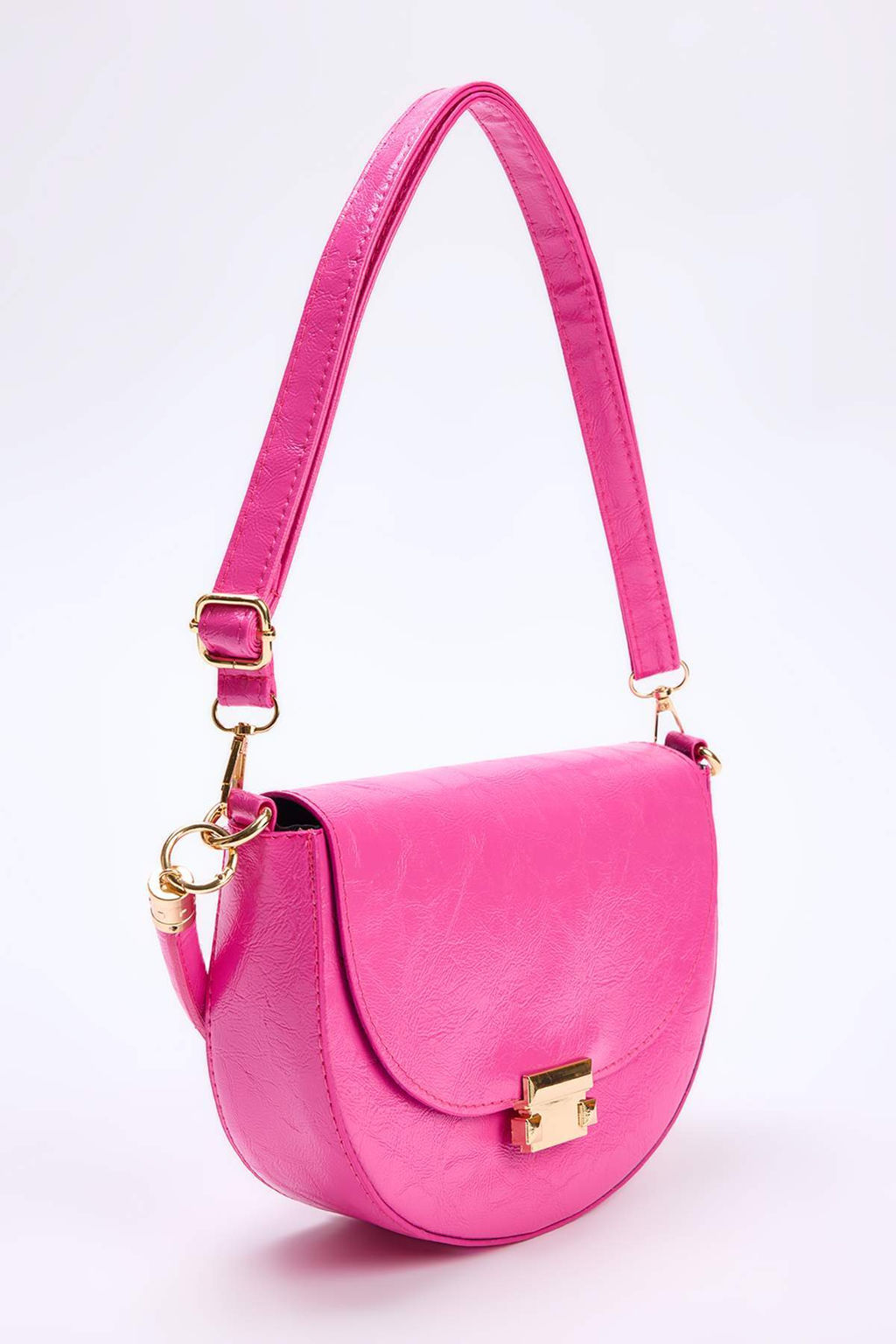 Pembe Metal Toka Detayl? Kad?n Mini Boy City Omuz Canta TAKAW26OC00022