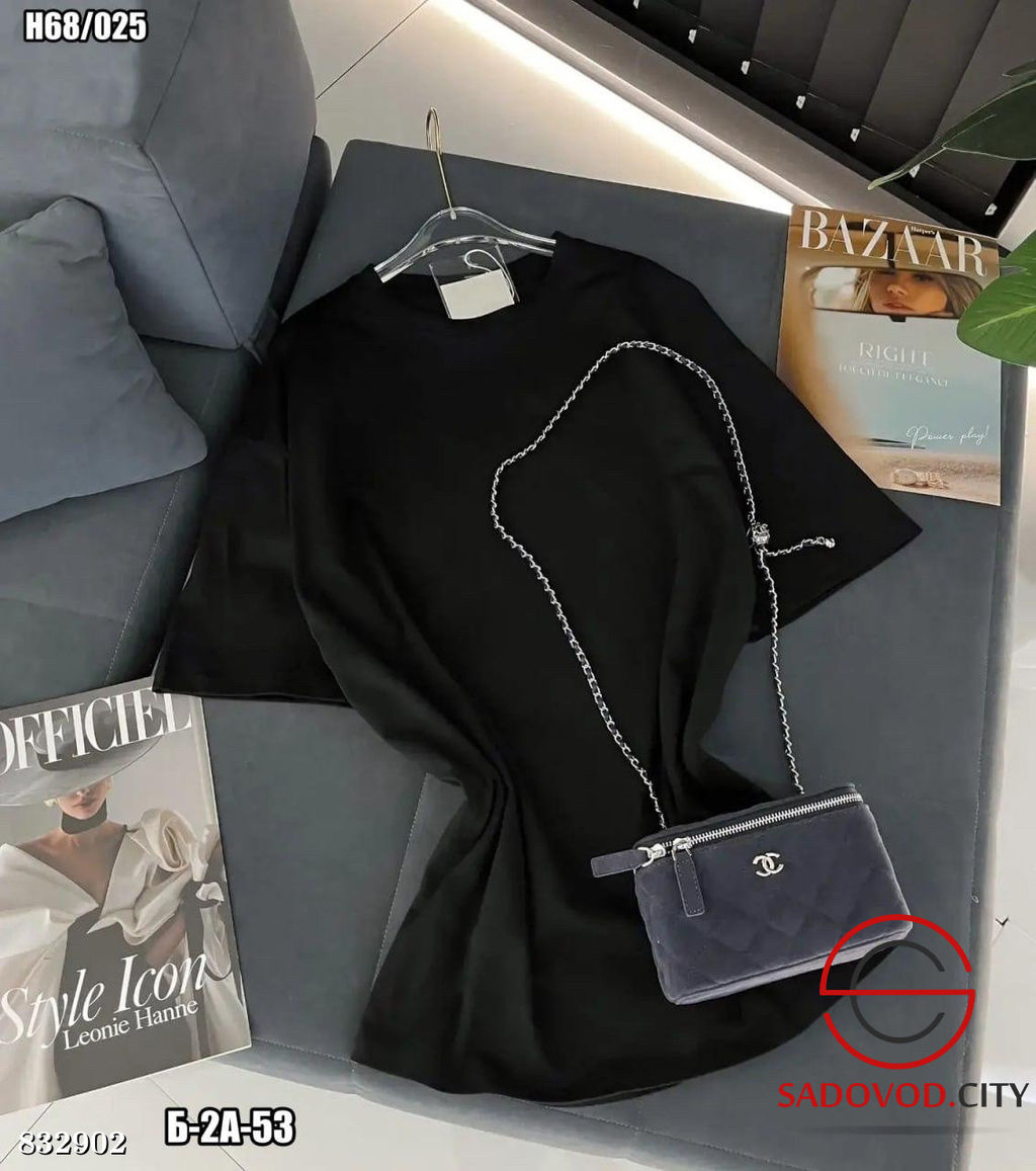 Футболка оверсайз однотонная - Bruno фото 6